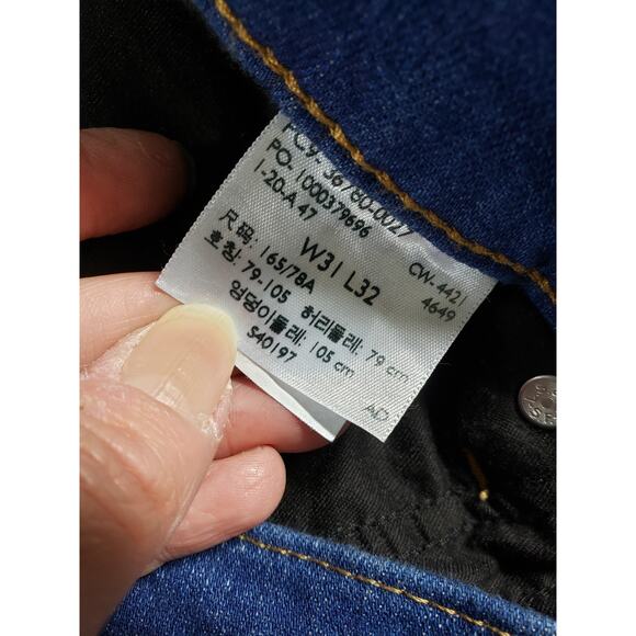 Levis 311 Jeans Size 31 Womens Blue Denim Ladies Pants Mid Rise Skinny - Picture 4 of 15